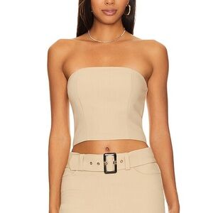 Strapless Tan bustier